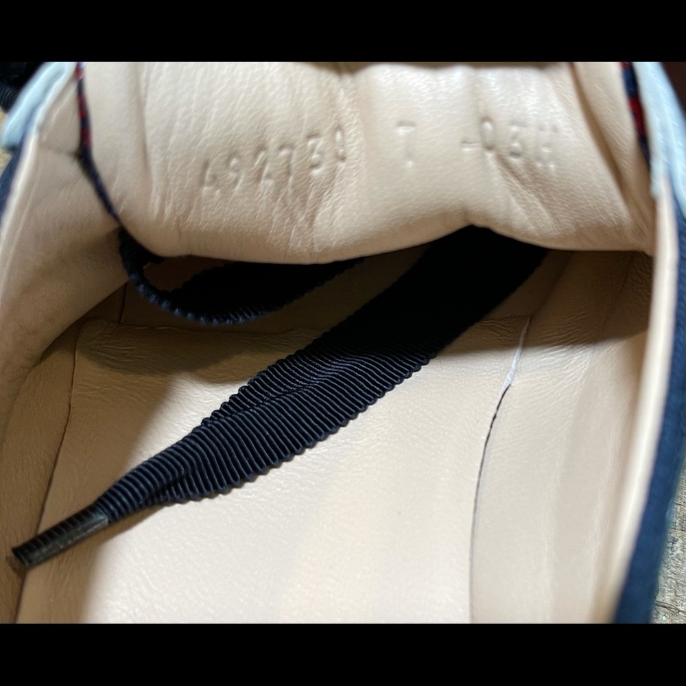 Gucci Falacer Lurex GG Sneakers w/Web - Picture 14 of 14